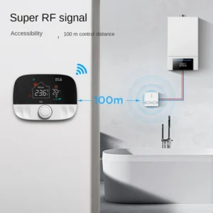 Tuya Wifi Wireless Thermostat RF433 Programmable Temperature Controller For Room Heating With Gas Boiler And Actuator