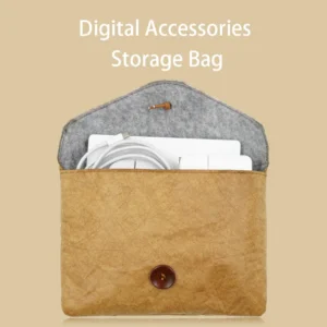 Tyvek Paper Pouch Chargers Storage Bags Sleeve cover for Surface & Macbook Accessories Mouse Data Line Power Spply Storage Bag