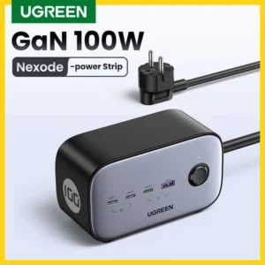 UGREEN 100W Desktop Charger Power Strip Charging Station Fast Charger For Laptop Macbook iPhone 14 13 Phone Charger