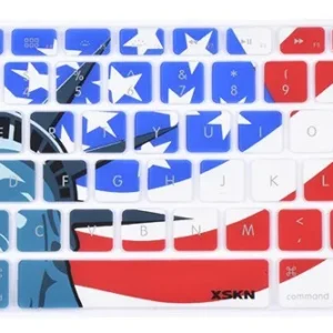 USA Stock, 10day arrive, Statue of Liberty Silicone Keyboard Cover Protector Skin for US Apple Macbook Pro MAC 13 15, wireless