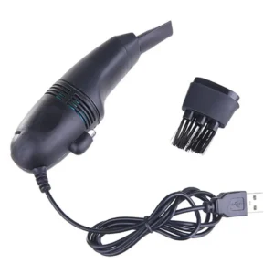 USB Mini Vacuum Cleaner Keyboard Tool PC Notebook Computer Brush Dust Removal Kit Computer LED light Cleaning Desktop Tool