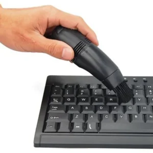 USB Mini Vacuum Cleaner Keyboard Tool PC Notebook Computer Brush Dust Removal Kit Computer LED light Cleaning Desktop Tool