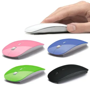 USB Optical Wireless green pink blue Computer Mouse 2.4G Receiver ultrathin raton gaming inalambrico Mouse For PC Laptop