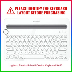 Ultra Thin Silicone Keyboard Cover for Logitech K480 Wireless Multi-Device Keyboard Waterproof Protective Laptop Skin