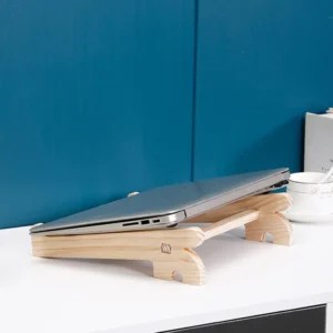 Universal Wooden Laptop Holder Detachable Base Stand Computer Cooling Bracket Suitable For Notebook Laptop Tablet 10-15 Inchs
