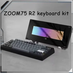 ZOOM 75 R2 CNC Mechanical Keyboard Kit Customization Wireless Bluetooth RGB Screen Gaming Keyboard for Office Computer Gifts