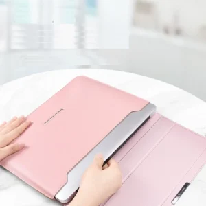 for Xiaomi Mi Book Air 13 Laptop Case Notebook Bag Holder Foldable Stand PU Leather Flip Sleeve Charger Pouch Protective Cover