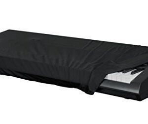 Gator Cases Stretchy Keyboard Dust Cover; Fits 61-76 Note Keyboards (GKC-1540),Black