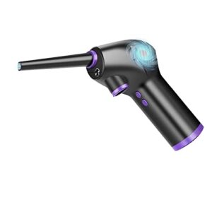 WAGNUS Cordless Electric Air Duster Handheld 15000mAh USB Compressed Cleaner Blower Cleaning for Car Computer Keyboard Cleaning (Color : 15000mAh Air Duster)