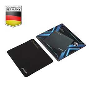 Perixx DX-1000M Waterproof Gaming Mouse Pad with Stitched Edge – Non-Slip Rubber Base Design for Laptop or Desktop Computer – M Size 9.84×8.27×0.08 Inches