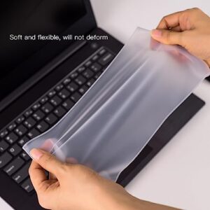 Universal Keyboard Cover Skin Protector for 15.6″ 17.3″ inch Laptop Notebook Ultra Thin Silicone Waterproof Dustproof Keyboard Protector Skin, Clear (15″-17.3″ Universal Laptop Keyboard Cover)