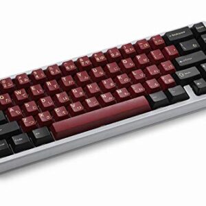 DROP + Redsuns GMK Red Samurai Keycap Set for 65% Keyboards – Compatible with Cherry MX Switches and Clones (65% 75-Key Kit)