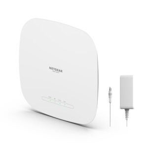 NETGEAR Cloud Managed Wireless Access Point (WAX615PA) – WiFi 6 Dual-Band AX3000 Speed | Up to 256 Client Devices | 802.11ax | Insight Remote Management | PoE+ Powered or Included AC Adapter