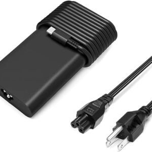 Original 130W USB-C Charger Compatible with Dell XPS 17 9720 9730 9710 9700 XPS 15 9530 9510 9500 9520 9575 2-in-1 Laptop PC 130watt AC Adapter USB Type-C Wall Fast Charging Power Supply Cord PSU