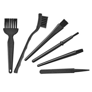 Brush Keyboard Cleaner | Keyboard Brush Cleaner Set | Small Cleaning Brushes for Electronics 6pcs of Cleaning Material for Keyboard Laptop Smartphonnes, Motherboard and Other Electronic Devices