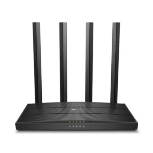 TP-Link AC1200 Gigabit WiFi Router (Archer A6) – Dual Band MU-MIMO Wireless Internet Router, 4 x Antennas, OneMesh and AP mode, Long Range Coverage