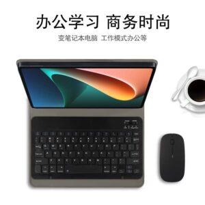 HAODEE Magnetic Keyboard Smart Case for Xiaomi Pad 5 Pad 5 Pro Tablet Keyboard Protective Cover Stand Case for Xiaomi Mi Pad 5 Pro 11 (Color : Black, Size : for MiPad 5)