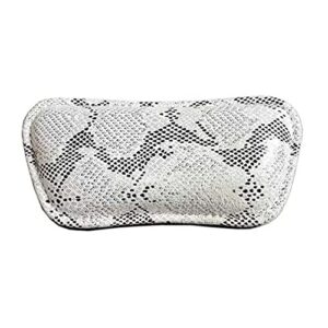 White Snake-Print Memory Foam Mouse Wrist Rest Mechanical Keyboard Wrist Support Mouse Pad