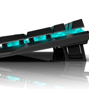 Alienware USB Low-Profile RGB Gaming Keyboard AW410K: Alienfx Per Key RGB LED – Cherry MX Brown Switches