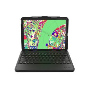 ZAGG Rugged Book Detachable Case and Magnetic-Hinged Keyboard for iPad 10.9″ (air 4th gen) 11 inch (1st & 2nd Gen), Multi-Device Bluetooth Pairing, Backlit Keyboard, Durable,Black