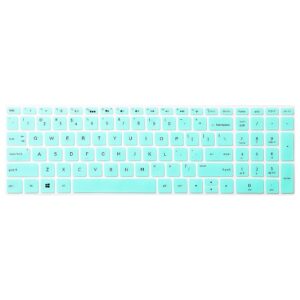 uxcell Ultra Thin Silicone Keyboard Cover Protector Protective Keyboard Skin Turquoise Laptop Keyboard Cover Film Accessories Compatible for HP Pavilion 15 Laptop