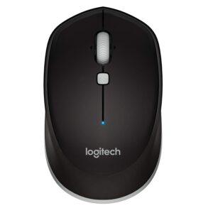 Logitech M535 Bluetooth Mouse Compact Wireless Mouse with 10 Month Battery Life Works with Any Bluetooth Enabled Computer, Laptop or Tablet Running Windows, Mac OS, Chrome or Android, Gray – Black