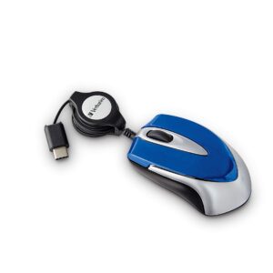 Verbatim USB-C Mini Optical Travel Mouse – Blue (70237)