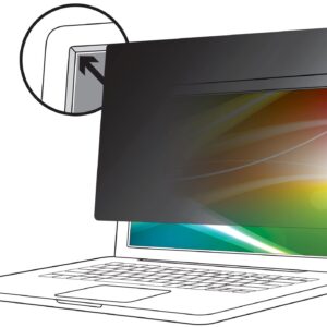 3M Bright Screen Privacy Filter for 14in Laptop, 16:10, BP140W1B