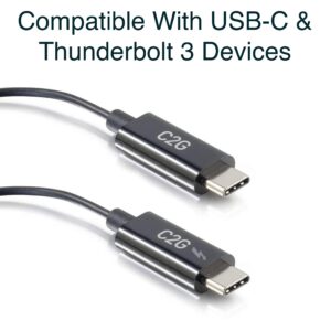 C2G Docking Station, USB C Docking Station, 4K Docking Station, Compatible with USB-C & Thunderbolt 3 Laptops, Black, Cables to Go 28845