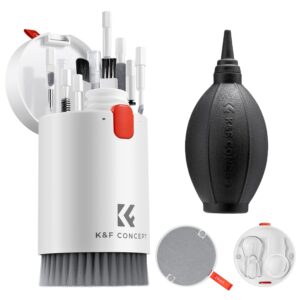 K&F Concept 20-in-1 Keyboard Cleaning Kit Laptop Cleaner with Air Blower, Multifunctional Electronic Device Cleaning Tool, for iPhone AirPods MacBook iPad Camera