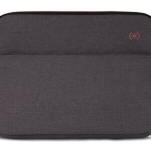Speck Transfer Pro-Pocket Universal 15-16 Inch Laptop Sleeve with Front Pocket – Durable Protective Case for Laptops and Tablets – Compatible with MacBook Computers – Cloudy Grey/Rose Gold