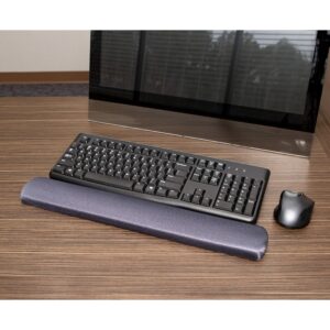 Compucessory 23716 Gel Keyboard Wrist Rest Pad, 19-Inch x2-7/8-Inch x3/4-Inch , Gray